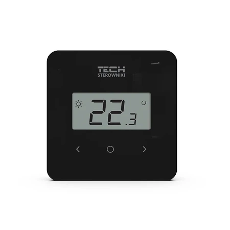 Bezdrátový dvoupolohový pokojový ovladač T-2.2 černý Tech WG.11.0583