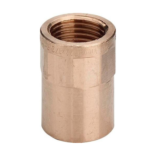 Bronzová patice pro měděnou pájku GW 15 mm x 1/2" Viega 100254