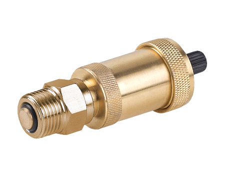 Automatický odvzdušňovací ventil ústředního topení s patním ventilem 3/8" x 1/2" PN10 Perfexim 20-400-0003-001