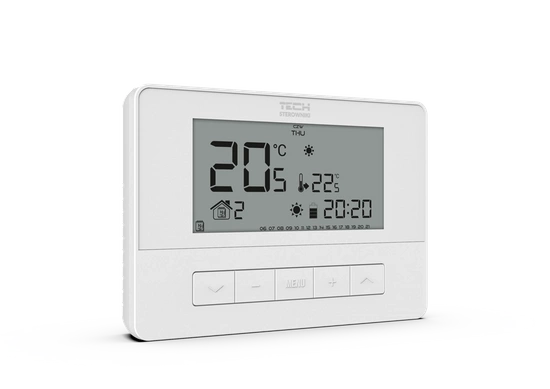 Dvoustavový bezdrátový pokojový ovladač T-4.2 Tech WG.11.0631