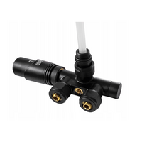 1-otvorový kombinovaný termostatický ventil, levý, černý Goshe 0300.338