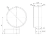 Topný manometr RF 80 Fi 80 mm 0÷4 bar G1/2" RAD class 2.5 Afriso 63562
