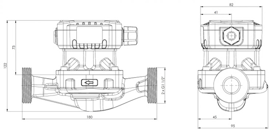 Oběhové čerpadlo APH 360 25-70/180 Afriso 1836000