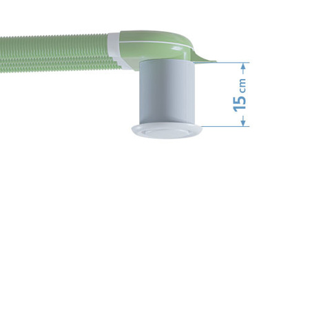 Prodloužení pro 15cm připojovací komory PVC PE-Flex