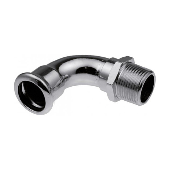 GZ koleno 90 stupňů dlouhé 28xR1 KAN-Therm STEEL 1509070006
