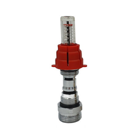 Rotametr průtokoměr pro 1/2" rozdělovače, chrom Goshe 0330.591