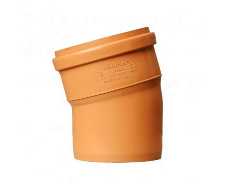 PVC vnější koleno odpadní 110/15 DYKA