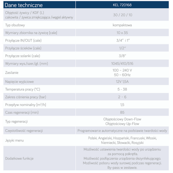 Stanice na změkčování vody KELLER Smart Carbon 30