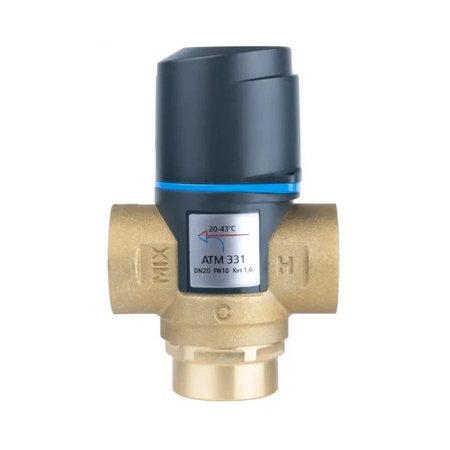 Termostatický směšovací ventil ATM 331 Rp3/4, 20-43°C, Kvs 1.6 AFRISO 1233110