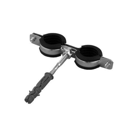 Kovová svorka s 1/2" dvojitou gumou