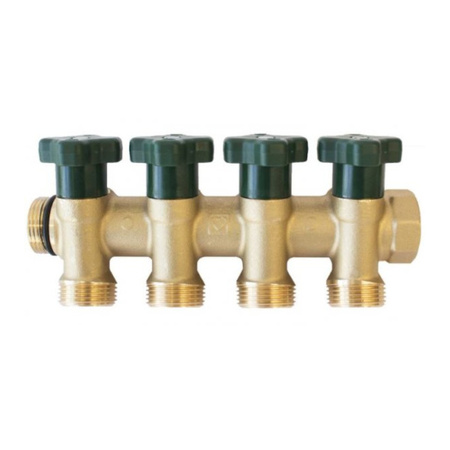 Rozdělovač pitné vody 4 okruhy 3/4" Herz 2853004