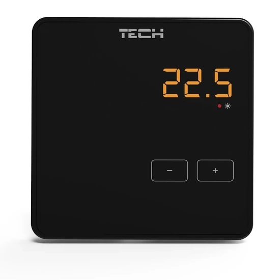 Bezdrátový pokojový ovladač Tech R-8z, černý Tech WG.11.0304