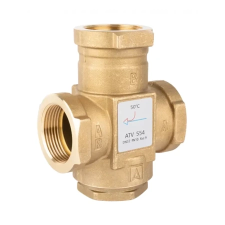 Teplotní ventil ATV 554 DN 32 Rp1 1/4" kvs 9 50°C Afriso 1655410
