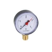 Manometr topení RF 80 Fi 80 mm 0÷10 bar G1/2" RAD class 2.5 Afriso 63564