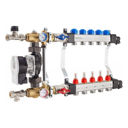 InoxFlow rozdělovač se směšovacím systémem (řada USFP) - 2 okruhy KAN-therm 1316157088