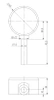 Bimetalový teploměr BiTh 63 Fi 63 mm 0÷120°CL 63 mm G1/2" RAD class 2 Afriso 64048