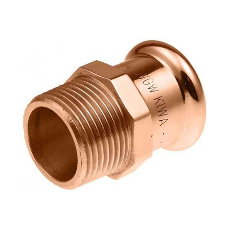 Měděná plynová armatura 3/4" GZ 22 mm KAN-therm Press 2263045005