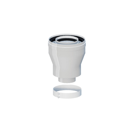 Vertikální redukční adaptér 60/100 x 80/125 Ariston 3318095