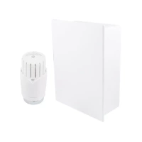 Kazetový omezovač teploty, přímý RTL, obdélníkový, 3/4" bílý Schlosser 603200045