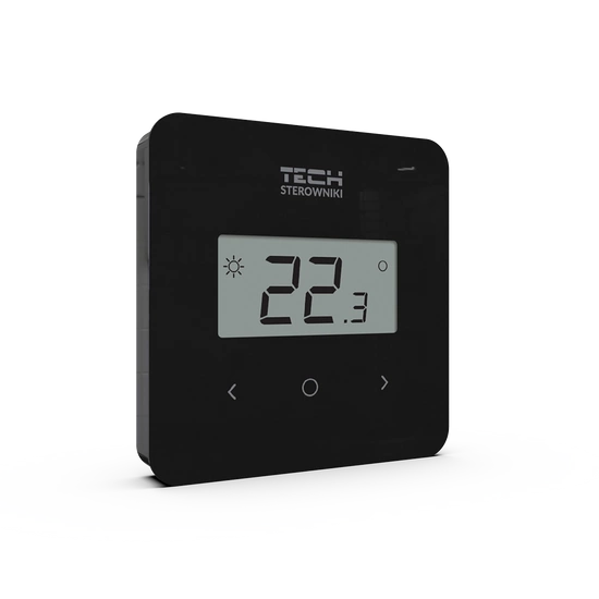 Bezdrátový dvoupolohový pokojový ovladač T-2.2 černý Tech WG.11.0583