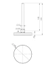 Bimetalový teploměr BiTh 100 Fi 100 mm 0÷120°CL 150 mm G1/2" sekera třída 2 Afriso 63814