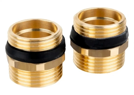 Sada dvou mosazných vsuvek G1'' s kónickým těsněním AFRISO 9050002