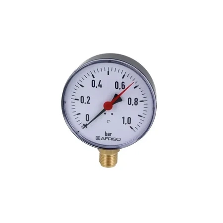 Manometr topení RF 100 Fi 100 mm 0÷1,6 bar G1/2" rad třída 2,5 Afriso 63610